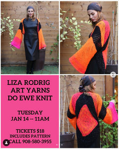 LIZA RODRIG & ART YARNS ON JANUARY 14,2025